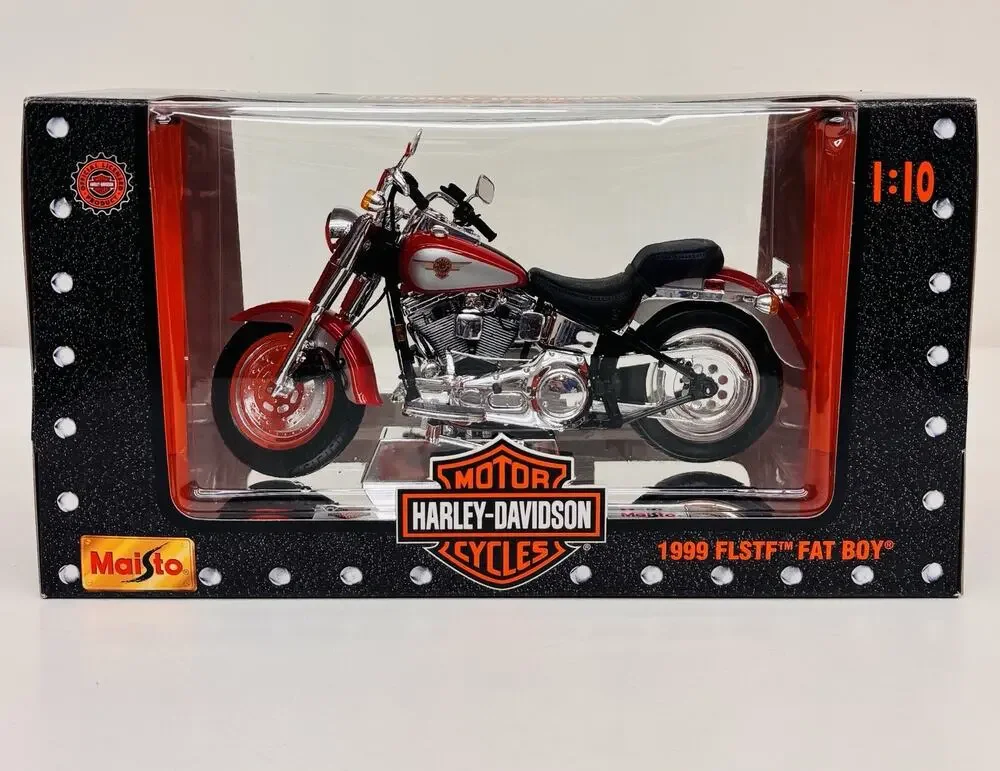 Maisto 1:10 Harley Davidson 1999 FLSTF Fat Boy Collector Edition 31606 Sealed